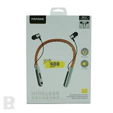 هندزفری گردنی پاپادا A11 با قابلیت بلوتوث و پشتیبانی از کارت حافظه MicroSD برای پخش موسیقی بدون نیاز به اتصال به گوشی