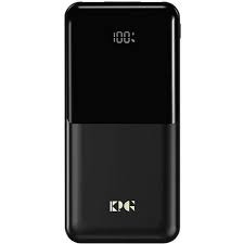 پاوربانک کینگ پاور KPG-202 با ظرفیت 20000 میلیآمپر ساعت و نمایشگر LED برای نمایش وضعیت شارژ.