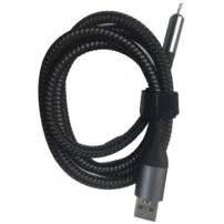 کابل شارژ MAX با سیم کنفی مقاوم و قابلیت فست شارژ برای دستگاههای مختلف.