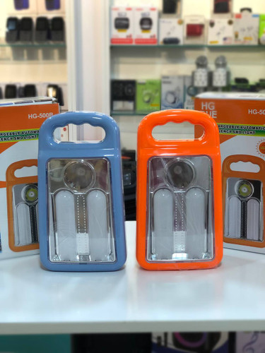 چراغ اضطراری دوتایی مدل HG-500B برند HD DUE با رنگهای متنوع - مُجیتِل