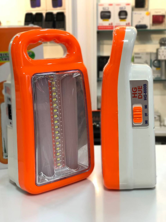 چراغ اضطراری قابلحمل HD DUE مدل HG-600B با طراحی زیبا و سبک وزن – مُجیتِل