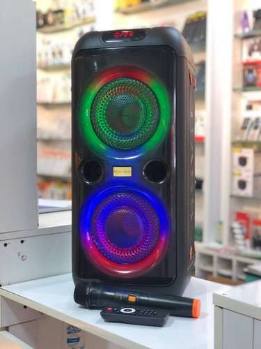 اسپیکر چمدانی رویال ساند RS-D30 با دو بلندگوی قدرتمند و ریموت کنترل