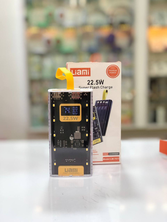 پاوربانک Liami LM-7011 با فناوری Power Delivery و طراحی مقاوم