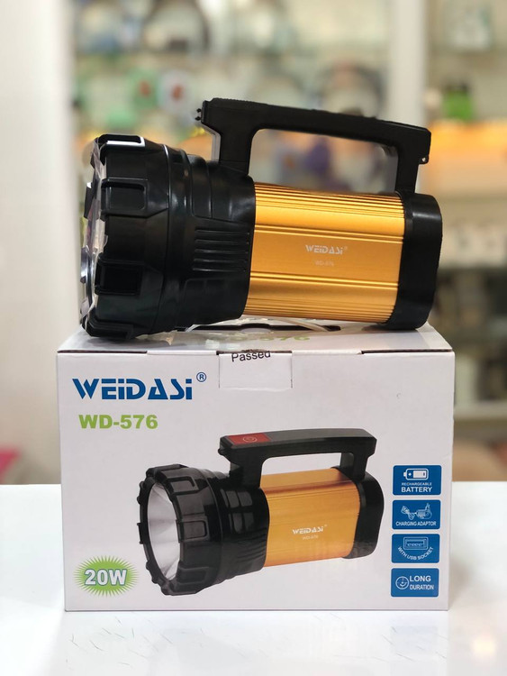 نورافکن WEIDASI مدل WW-576 با سه حالت روشنایی و کارکرد طولانی