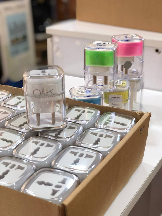 تبدیل ۳ به ۲ OAK با چراغ LED و گارانتی معتبر