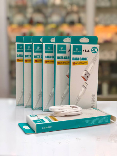 کابل لایتنینگ LEDASON مدل L-D10L فست شارژ 5 آمپر
