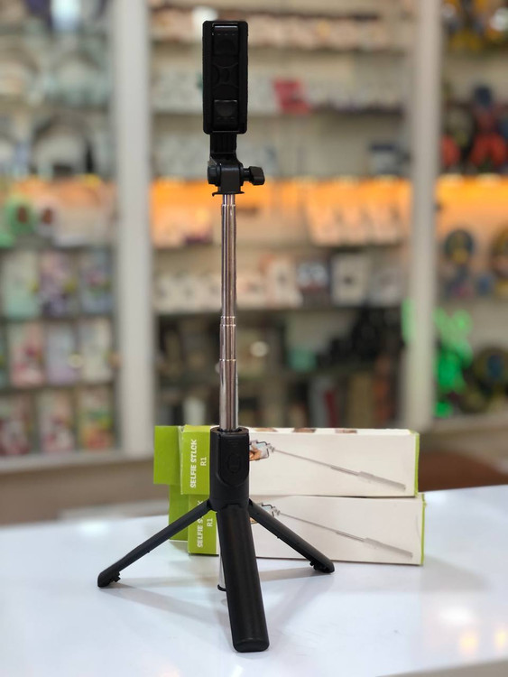 پایه موبایل R1 تلسکوپی با ارتفاع 70 سانتیمتر و نگهدارنده محکم