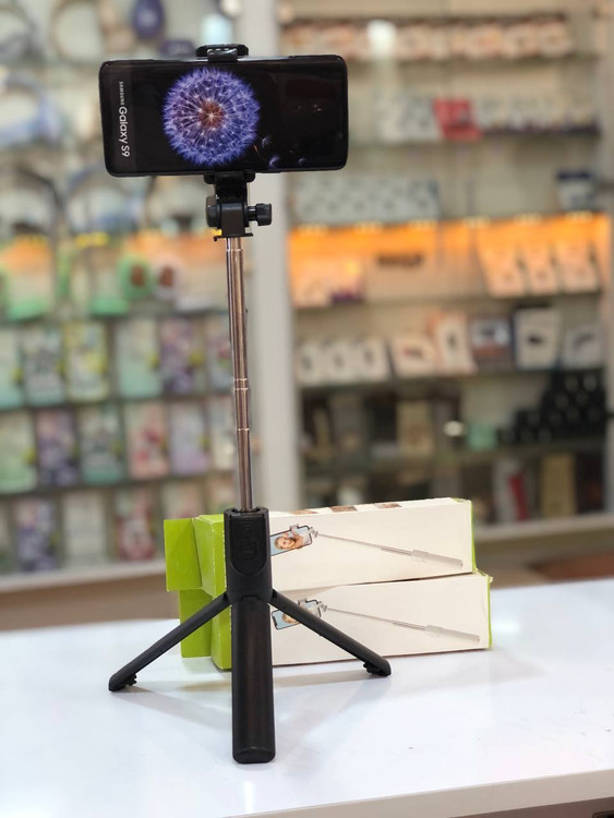 مونوپاد سلفی R1 با ریموت بلوتوث و قابلیت سهپایه شدن