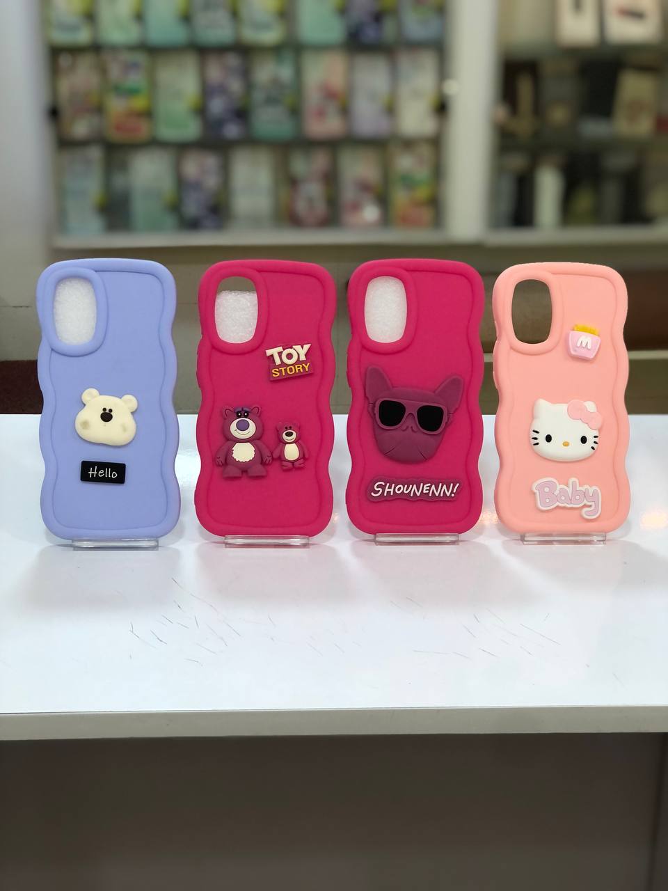 گارد سیلیکونی موج‌دار عروسکی سامسونگ A32 4G در طرح‌ها و رنگ‌های مختلف