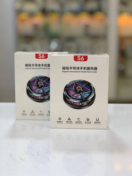 S6 Type-C Radiator Phone Cooler with RGB Lights