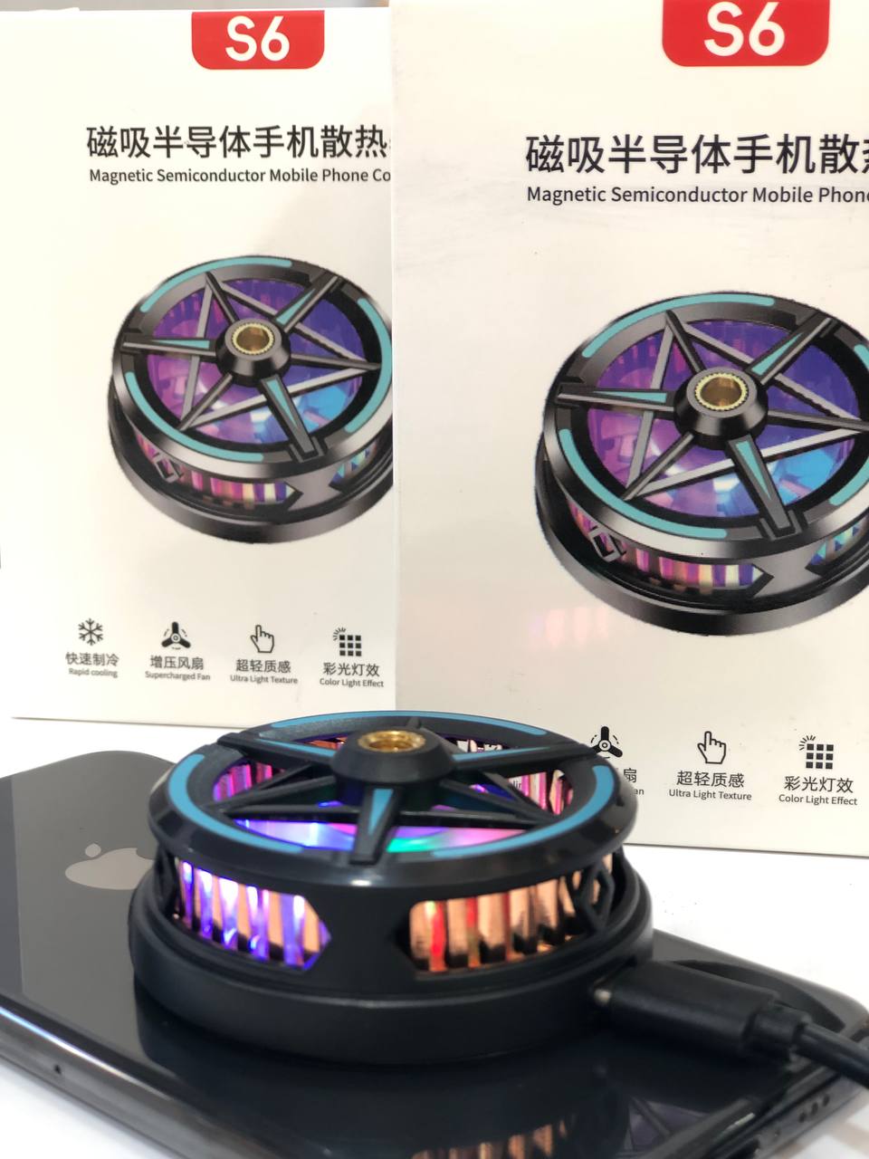S6 Turbo Cooling Fan for Smartphones