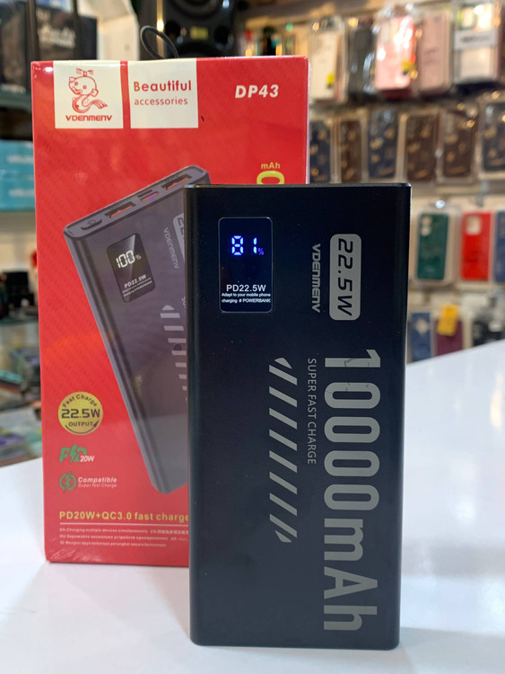 پاوربانک فست شارژ دنمن DP43 با شارژگیری سریع