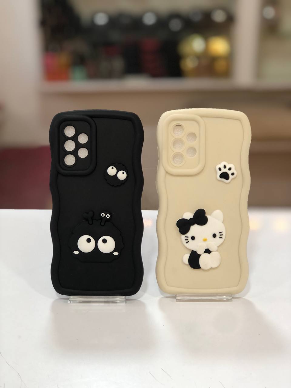 گارد سیلیکونی موج‌دار عروسکی سامسونگ A52 / A52S در طرح‌ها و رنگ‌های مختلف