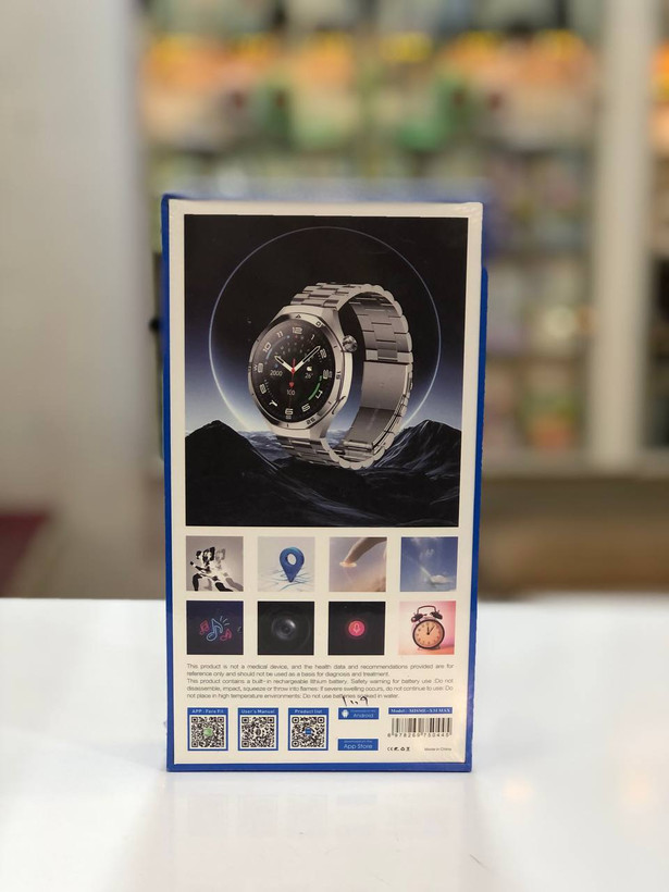 Wisme X31 Max smartwatch showcasing health sensors and modern circular design