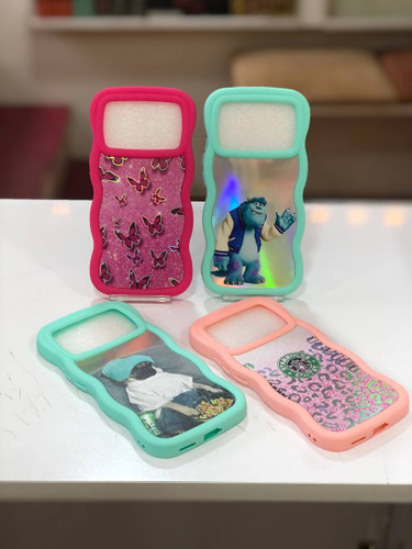 قاب عروسکی سیلیکونی و قاب هولوگرامی موجدار مناسب پوکو X6 Pro