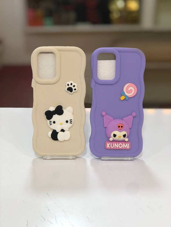 گارد سیلیکونی موجدار عروسکی شیائومی نوت 10 4G در طرحها و رنگهای مختلف