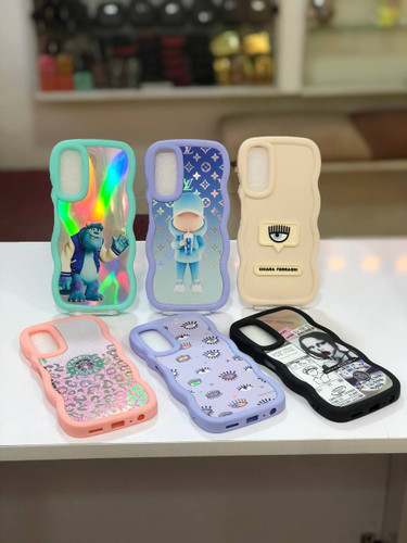 قاب عروسکی سیلیکونی و قاب هولوگرامی موجدار مناسب سامسونگ A05S