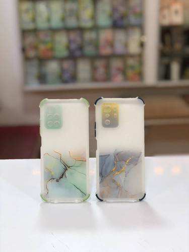 قاب ژله ای شفاف با طرح سنگ مرمر برای گوشی ردمی 10