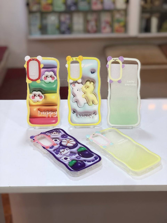 قاب ژله ای موج دار فانتزی با طرح های متنوع برای سامسونگ A14