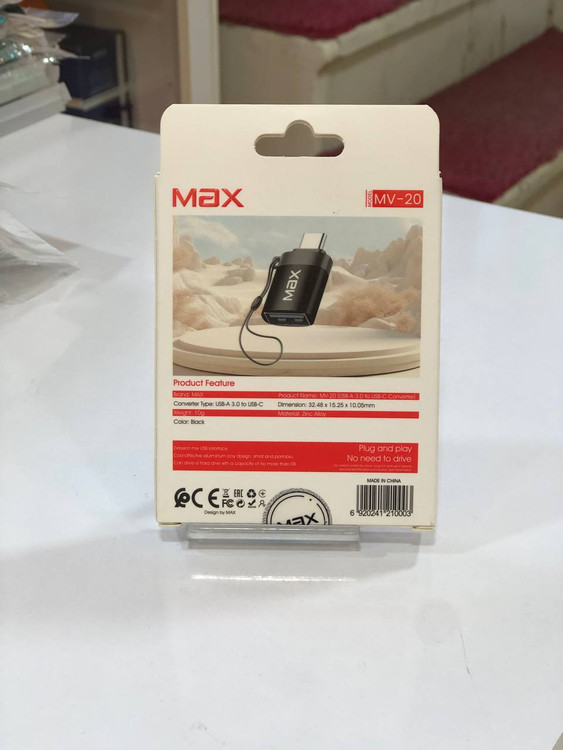 تبدیل Type-C به USB-A مدل MV20 با سرعت 5 گیگابیت بر ثانیه