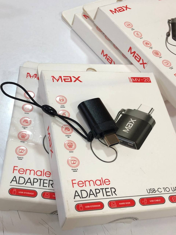 مبدل OTG تایپ سی MAX MV20 مناسب اتصال فلش و لوازم جانبی USB