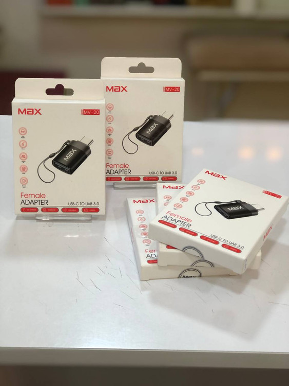 مبدل USB-C OTG MAX MV20 مناسب گوشی و تبلت اندروید