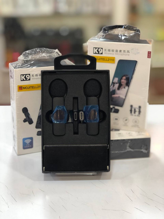 میکروفن بی سیم K9 Dual Type-C مخصوص ولاگ و لایو