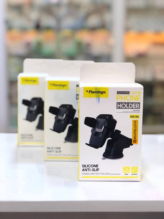 پایه نگهدارنده موبایل Flamingo مدل HD-04 با قابلیت تنظیم ارتفاع