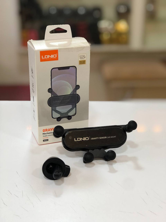 پایه نگهدارنده موبایل LDNIO MG03 مخصوص دریچه کولر خودرو با طراحی جمعوجور و بازوهای ضد لغزش