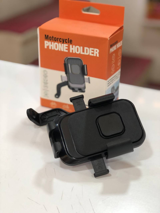 پایه نگهدارنده موبایل CZ044-7 مناسب موتور و دوچرخه با بازوهای نگهدارنده و نصب روی فرمان