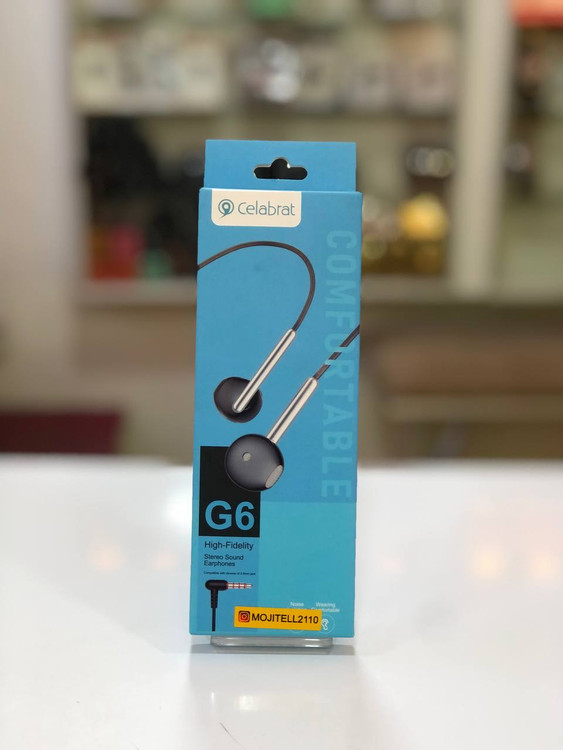 جعبه هندزفری سلبریت G6 مدل High-Fidelity به همراه گوشیهای سیمی