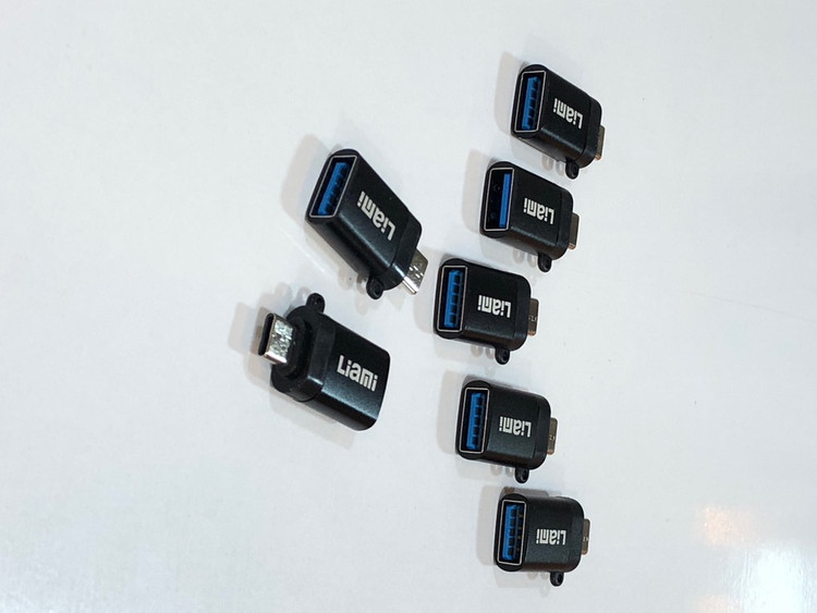 مبدل OTG تایپ سی لیامی مناسب اتصال فلش و لوازم جانبی USB