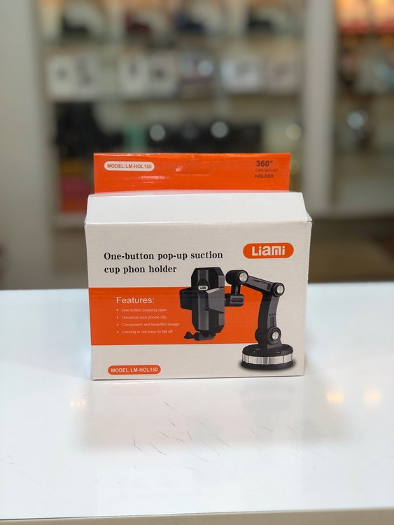 Liami LM-HOL150 dashboard and windshield phone holder