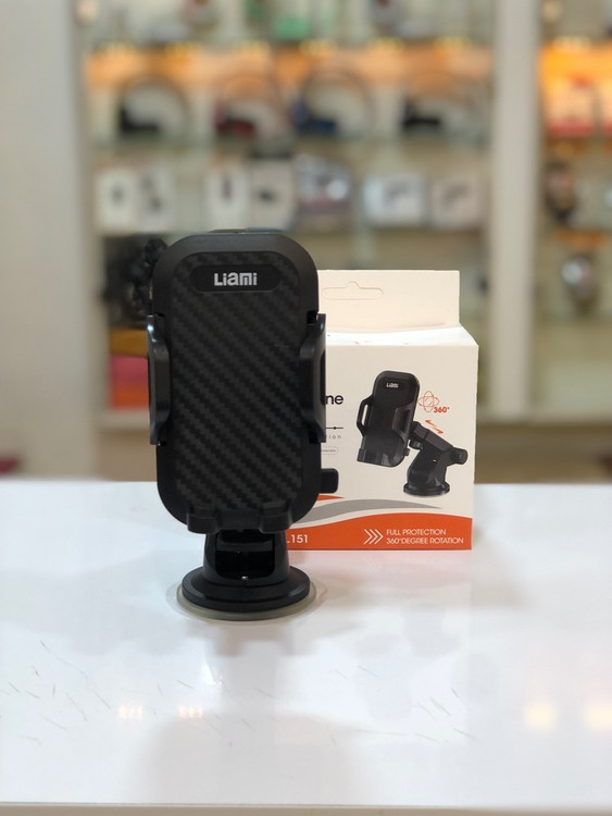 Liami LM-HOL151 car phone holder with adhesive dashboard base