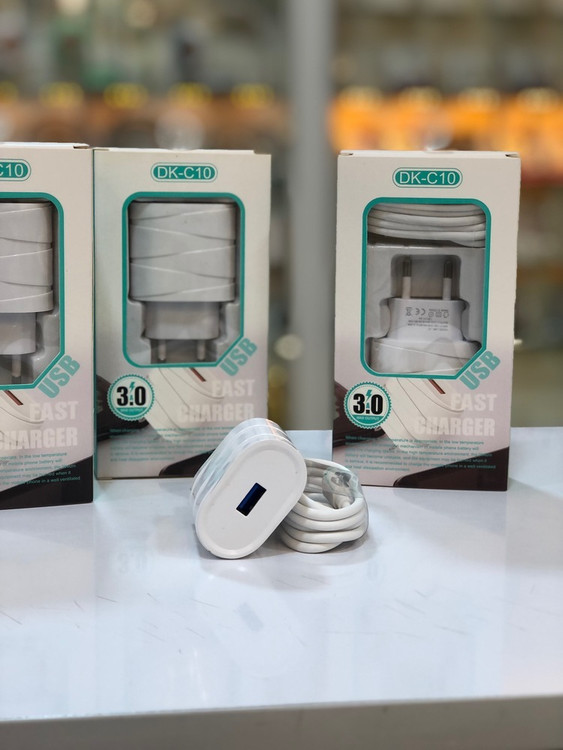 DK DK-C10 fast wall charger with micro USB cable