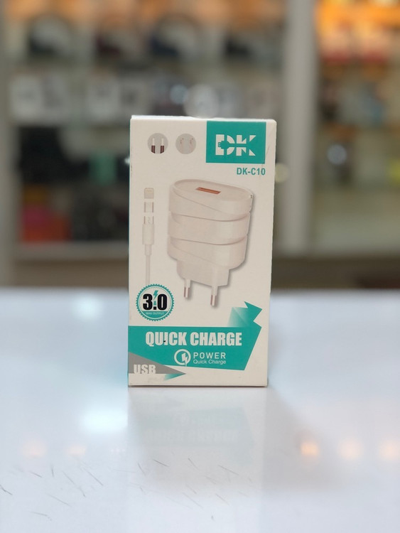 شارژر DK مدل C10 با کابل Micro USB