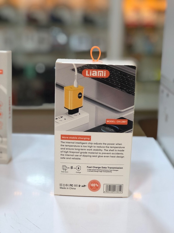 شارژر 25 وات LIAMI CH-LM91 با گارانتی شرکتی 6 ماهه