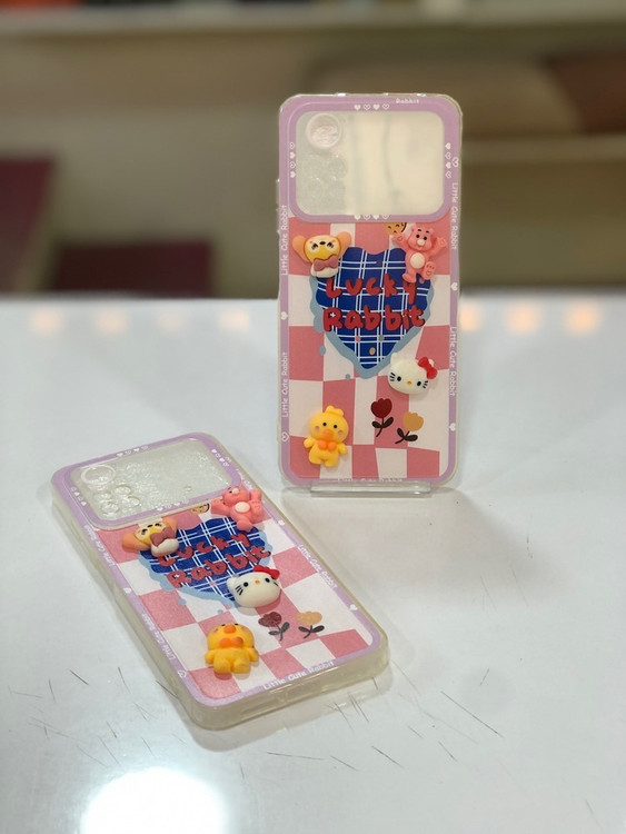 قاب ژله ای استیکر دار فانتزی با عروسک سه بعدی پوکو M4Pro