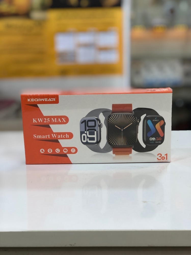 ساعت هوشمند KEQIWEAR KW25 Max با طراحی طرح اپل واچ و نمایشگر فولاسکرین