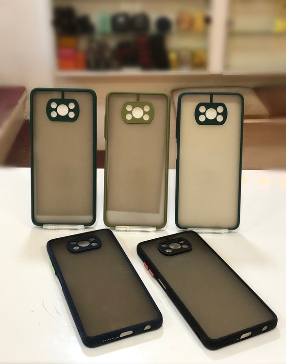 گارد مات پوکو X3 اقتصادی با فریم رنگی محافظتشده