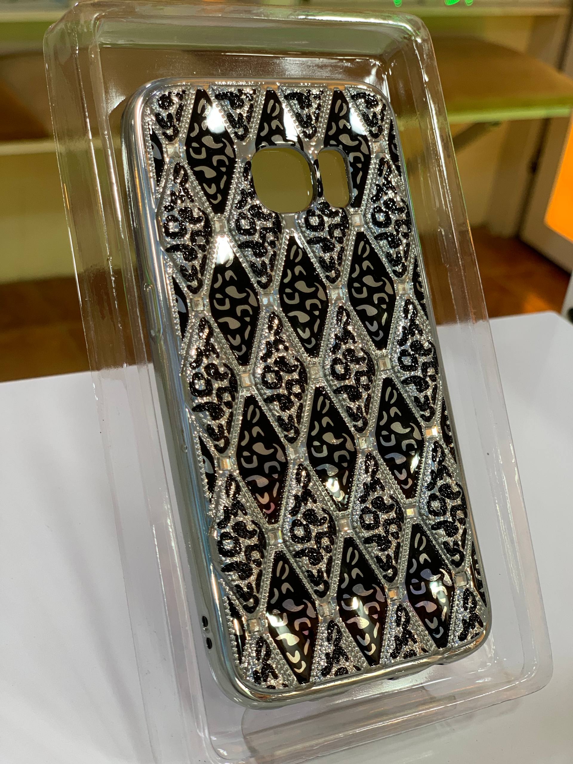 قاب نگین دار و اکلیلی گوشی سامسونگ Galaxy S7 طرح لوزی مجلسی