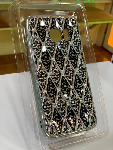 قاب نگین دار و اکلیلی گوشی سامسونگ Galaxy S7 طرح لوزی مجلسی