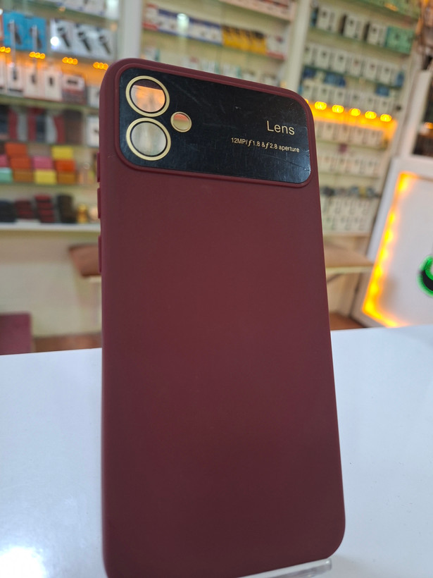 کاور دیامانته مدل Lenzo Navy مناسب برای گوشی سامسونگ Galaxy A04e